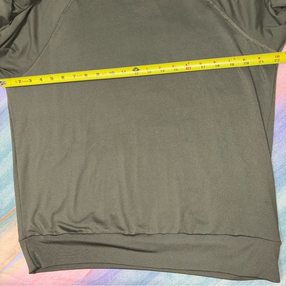 feat Blanket Blend dark Green  Crewneck Sweater size M - Picture 2 of 5